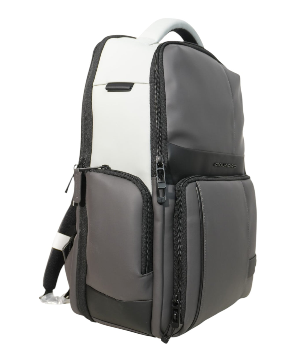 Piquadro Business Expandable Backpack 27L with Expansion