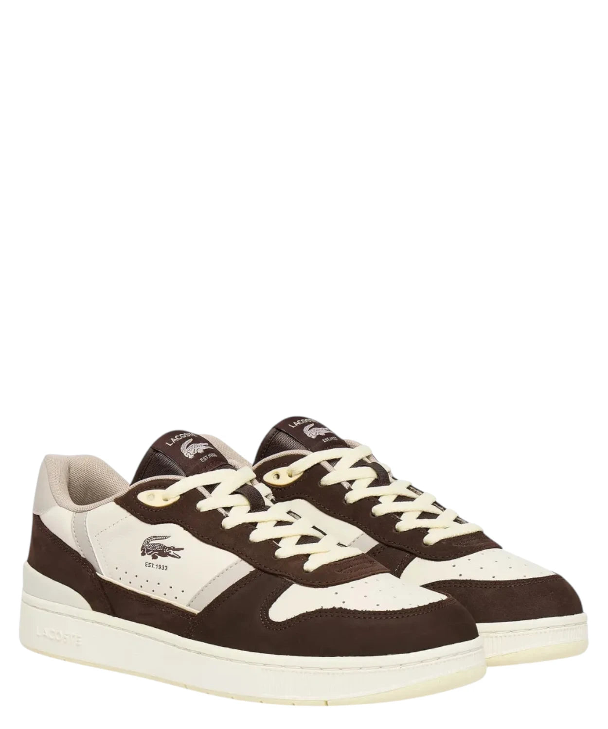 Sneaker Lacoste T-Clip Set Uomo in camoscio