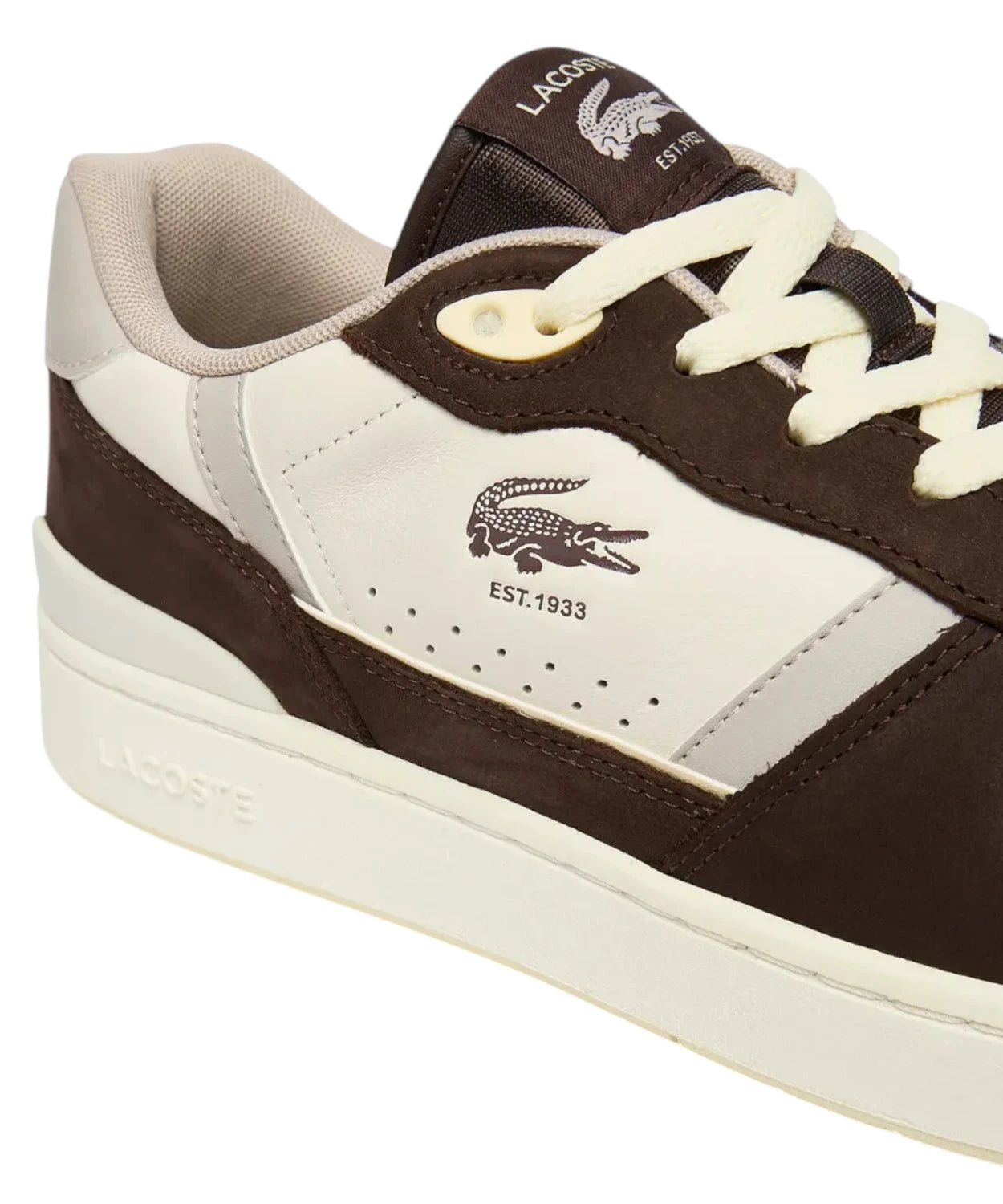 Sneaker Lacoste T-Clip Set Uomo in camoscio