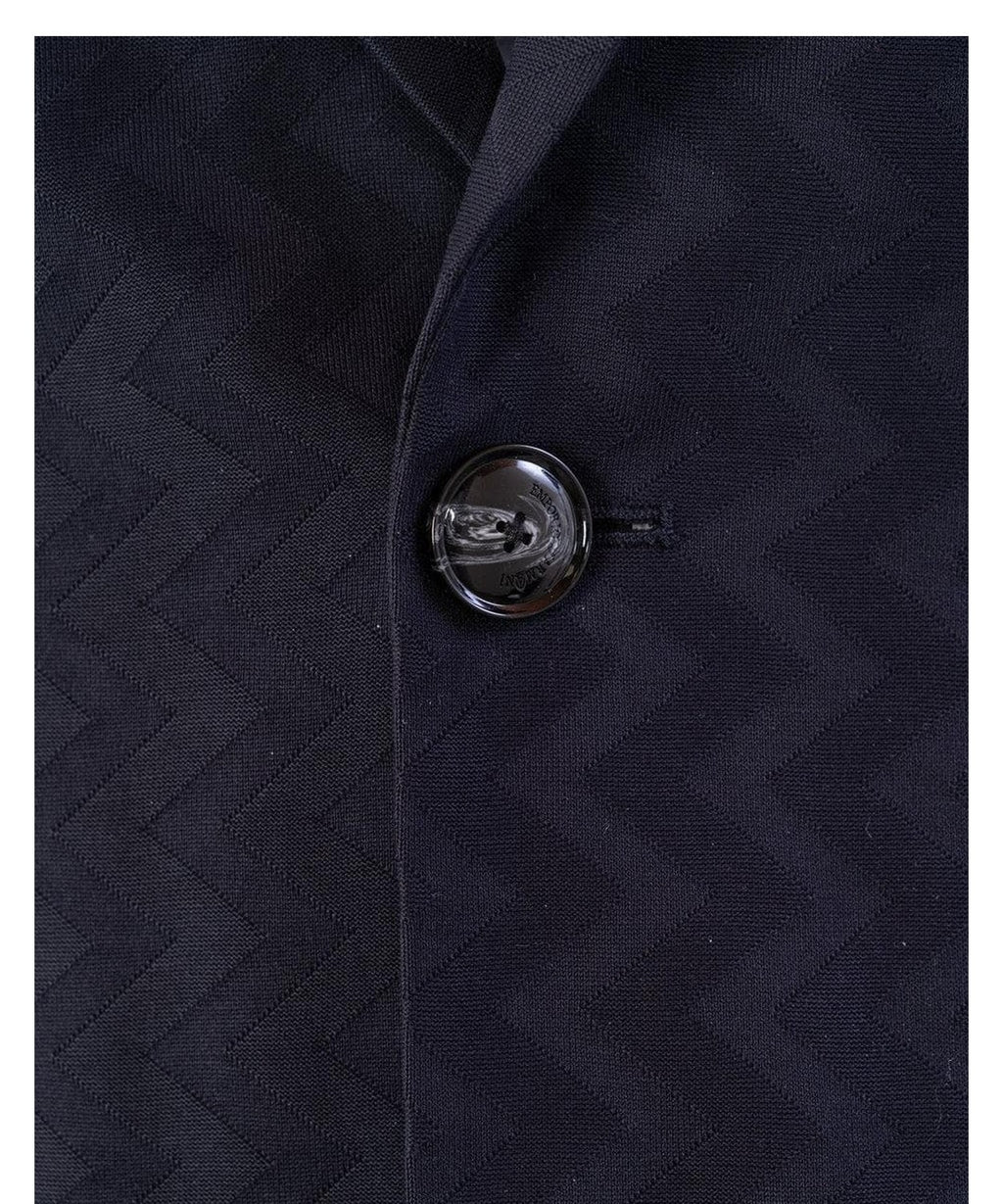 Blazer chevron-Giacche-Emporio Armani-Vittorio Citro Boutique
