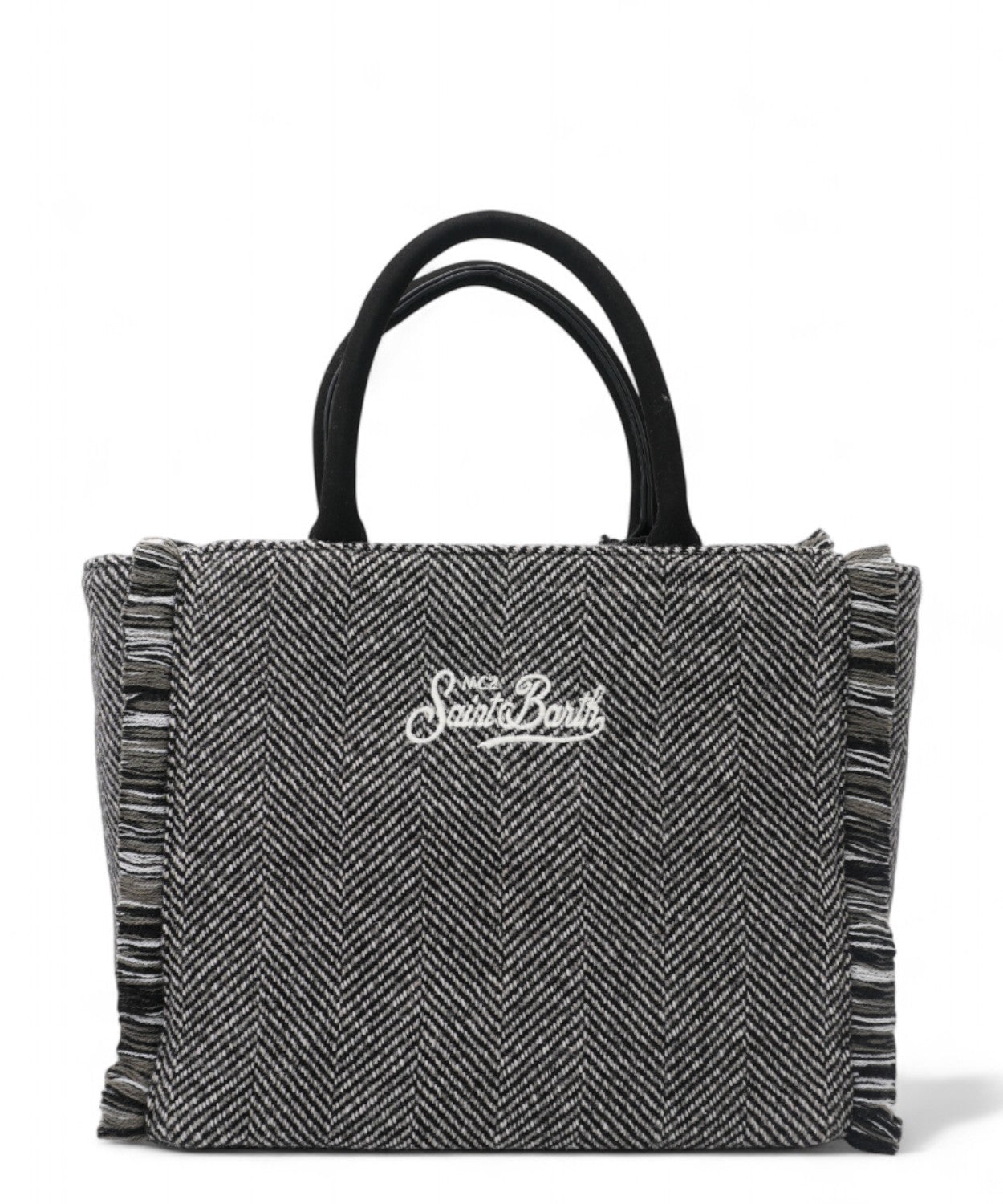 Borsa Colette Wool in lana spigata-Mc2 Saint Barth-Borse a mano-Vittorio Citro Boutique