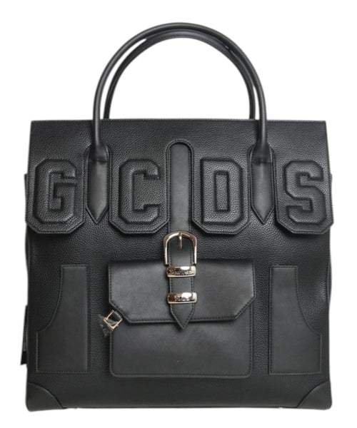 GCDS Big Man Bag in Pelle con Maxi Logo