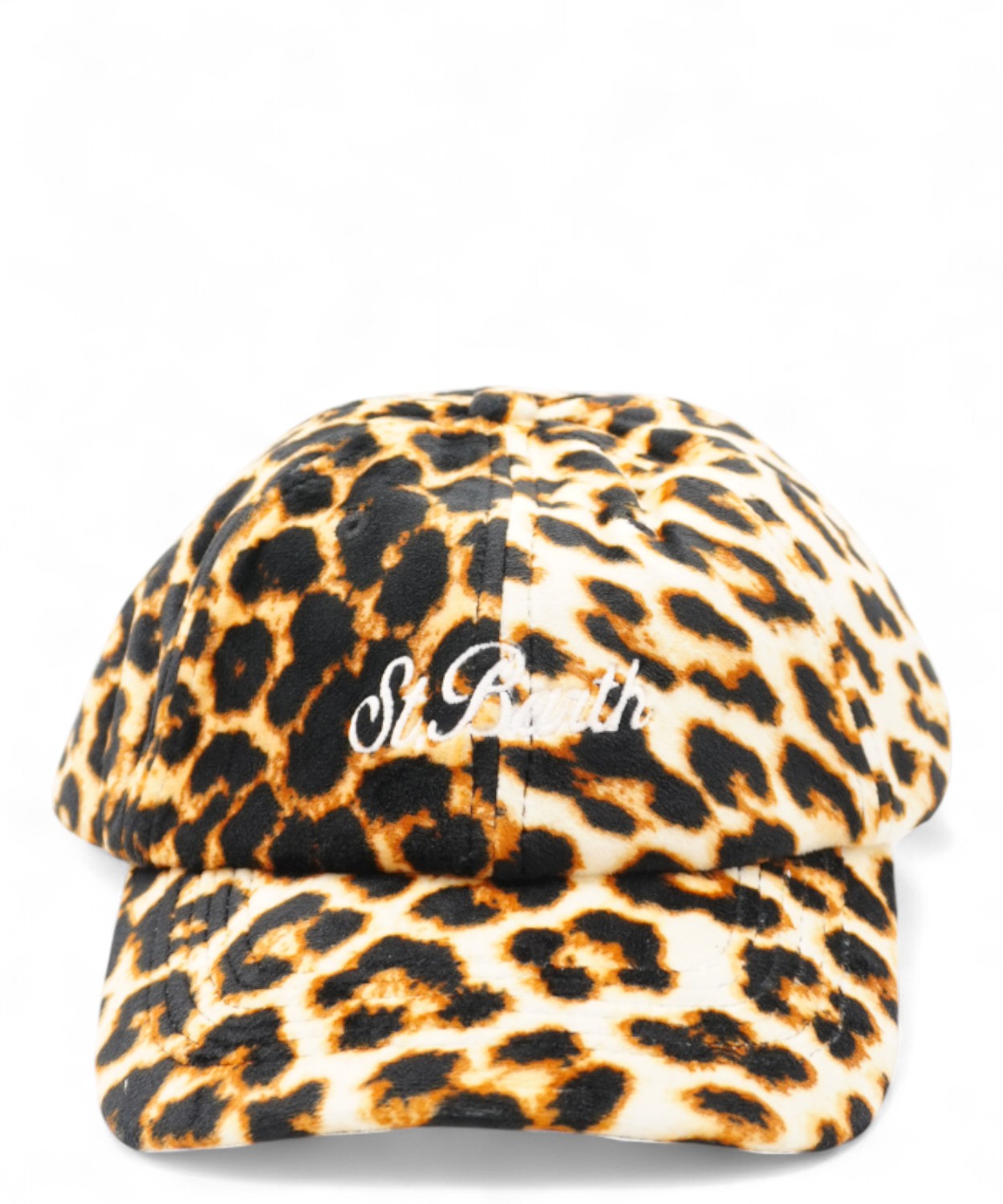 Berretto Baseball Velvet leopardato-Mc2 Saint Barth-Cappelli-Vittorio Citro Boutique