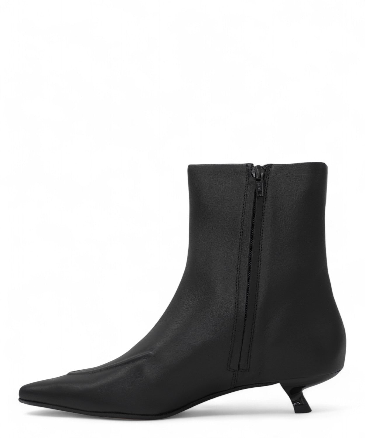 Tronchetto in Pelle a Punta Tacco 3cm-JVAM-Stivali-Vittorio Citro Boutique