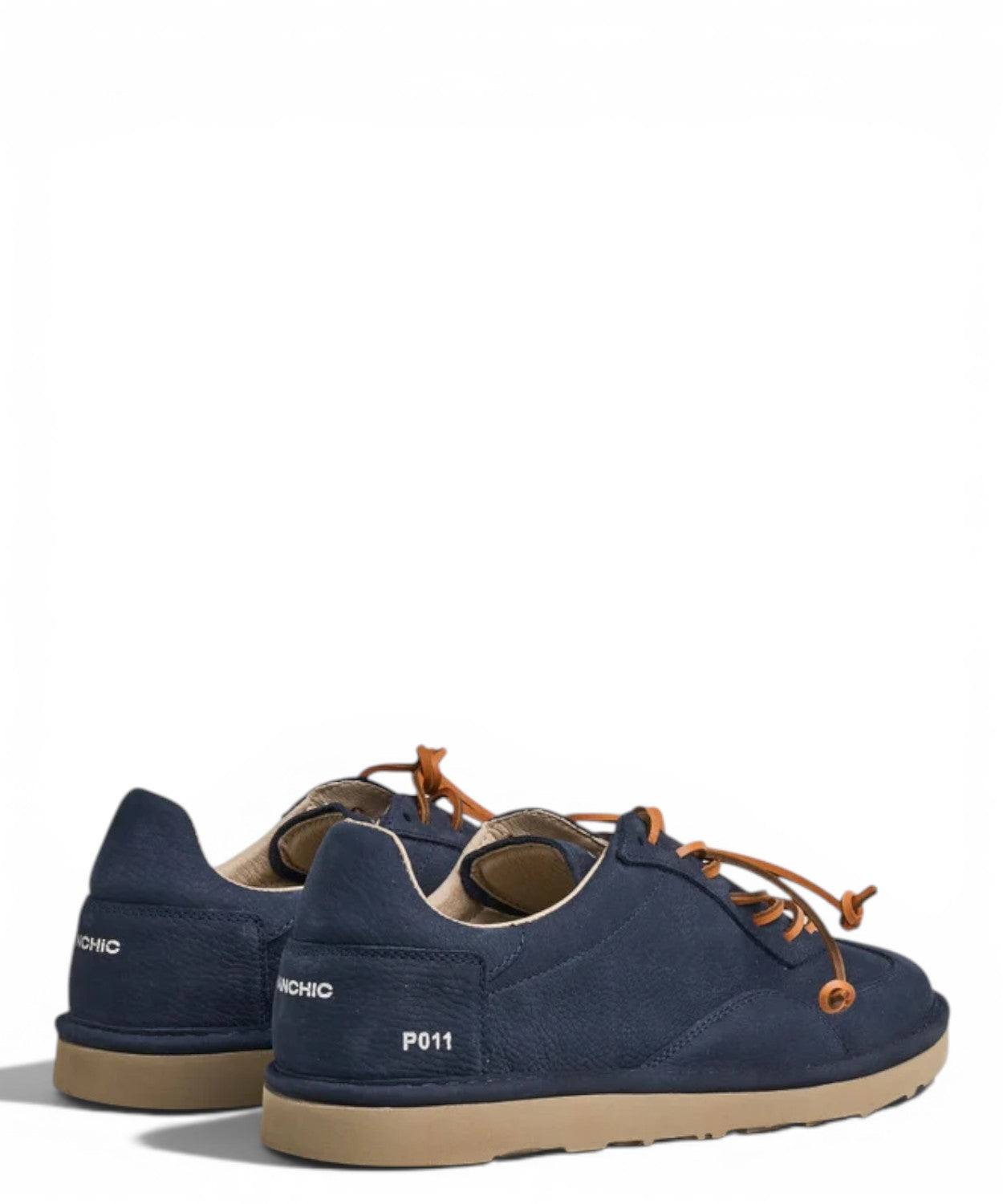 Scarpe allacciate uomo nabuk Panchic P011