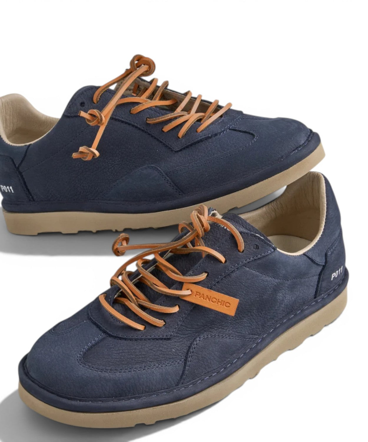 Scarpe allacciate uomo nabuk Panchic P011