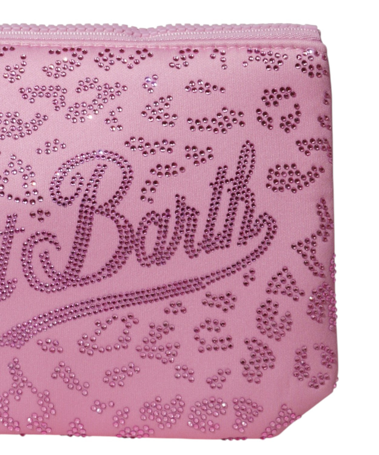 Pochette Aline Leopardata con Strass MC2 Saint Barth