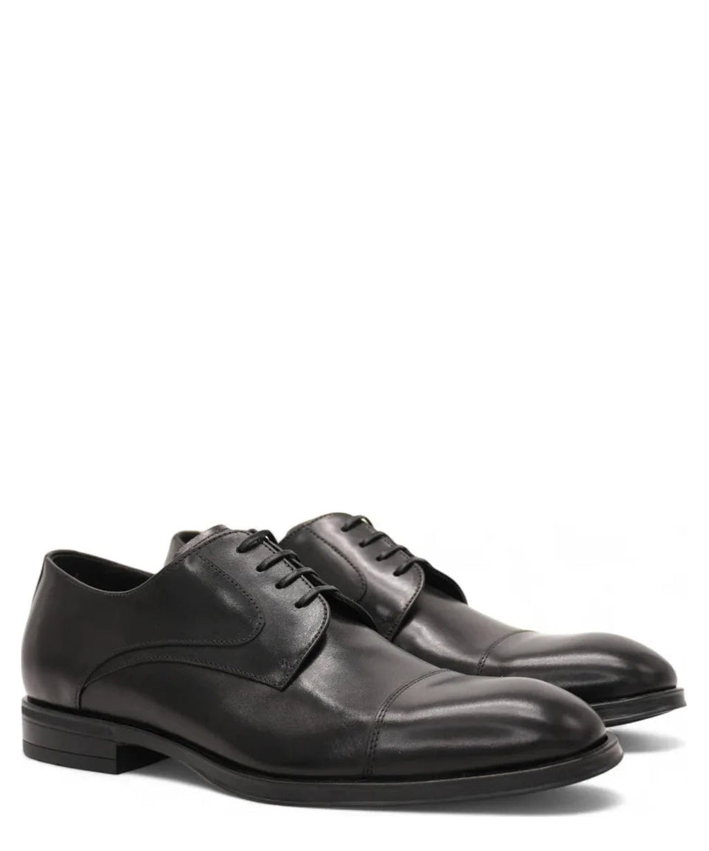 Scarpe Derby in Vitello con Fondo Gomma-Graziano Salvatelli-Stringate-Vittorio Citro Boutique