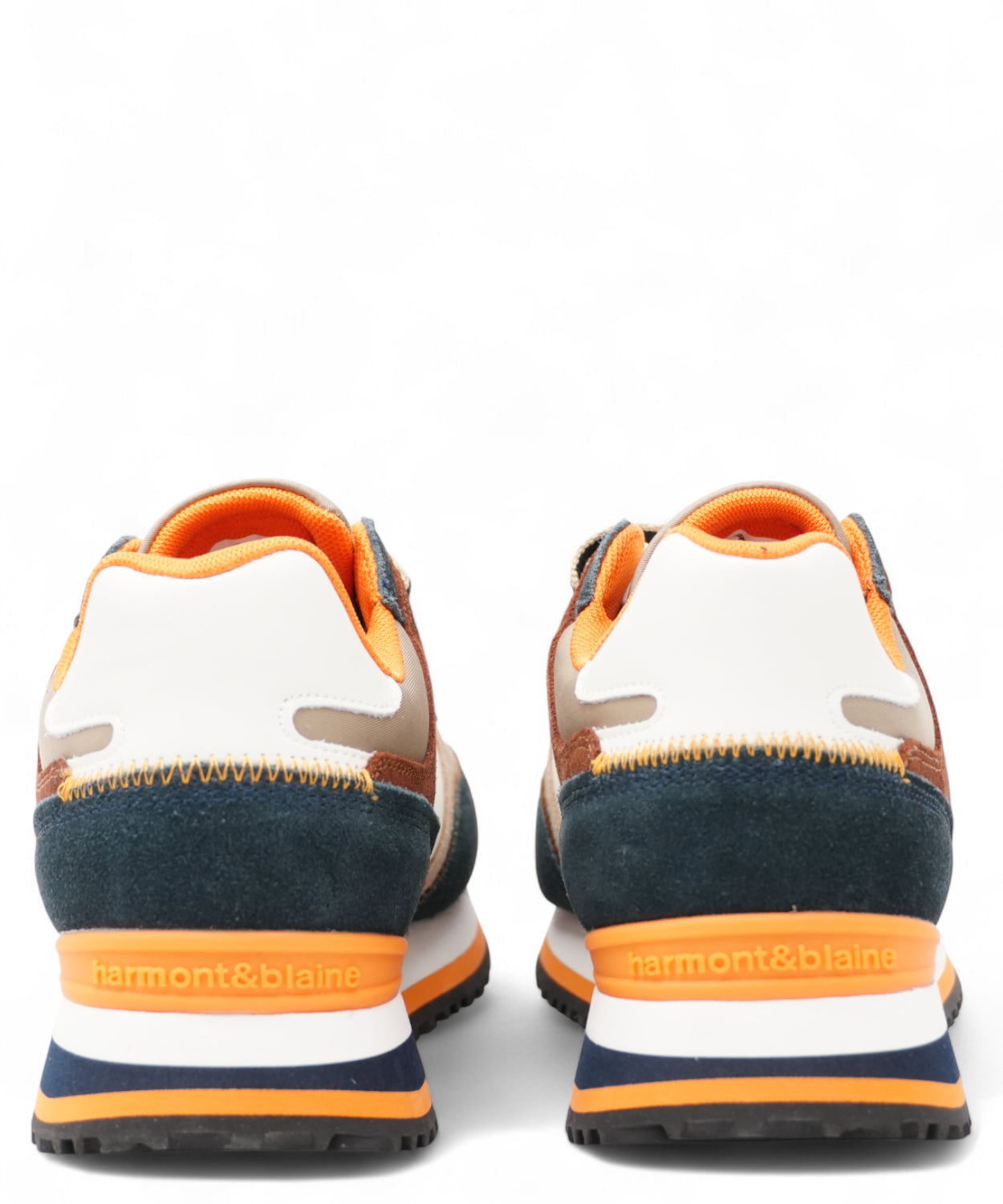 Sneakers Harmont & Blaine blu e marrone-Harmont&Blaine-Sneakers-Vittorio Citro Boutique