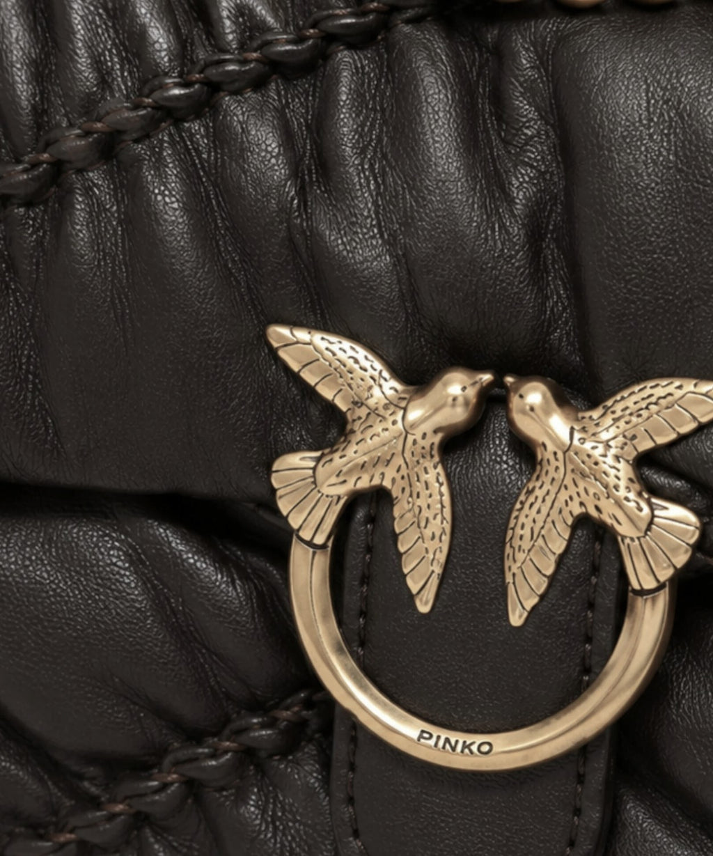 Borsa Pinko Love Puff Crinckle Sheep Nappa