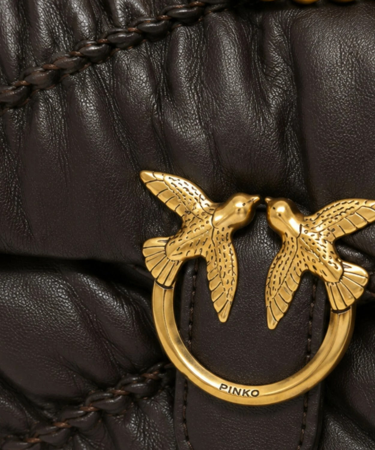 Borsa Pinko Love Puff Crinckle Sheep Nappa