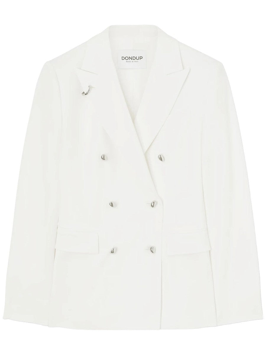 Blazer doppiopetto in cotone-Dondup-Giacche-Vittorio Citro Boutique
