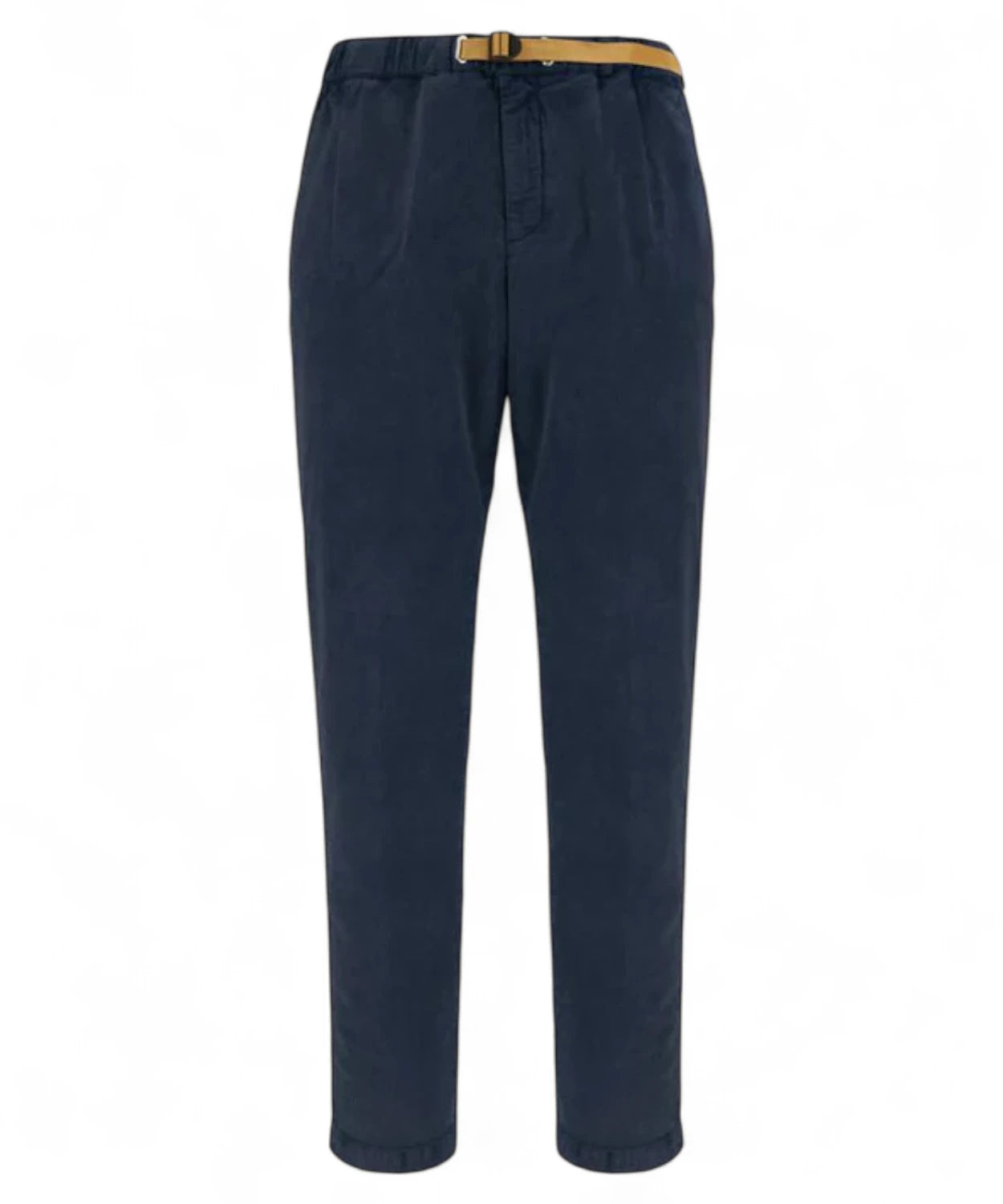 Pantaloni con cintura elasticizzata in velluto a coste-WHITE SAND-Pantaloni-Vittorio Citro Boutique