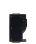 Portacarte in Alluminio e Pelle Piquadro con Elastico