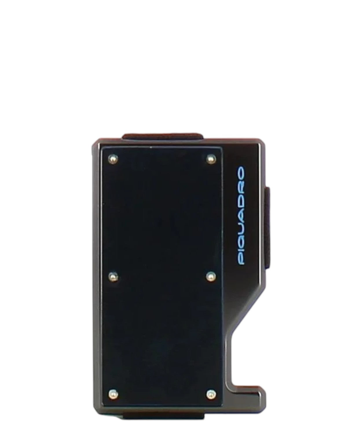 Portacarte in Alluminio e Pelle Piquadro con Elastico