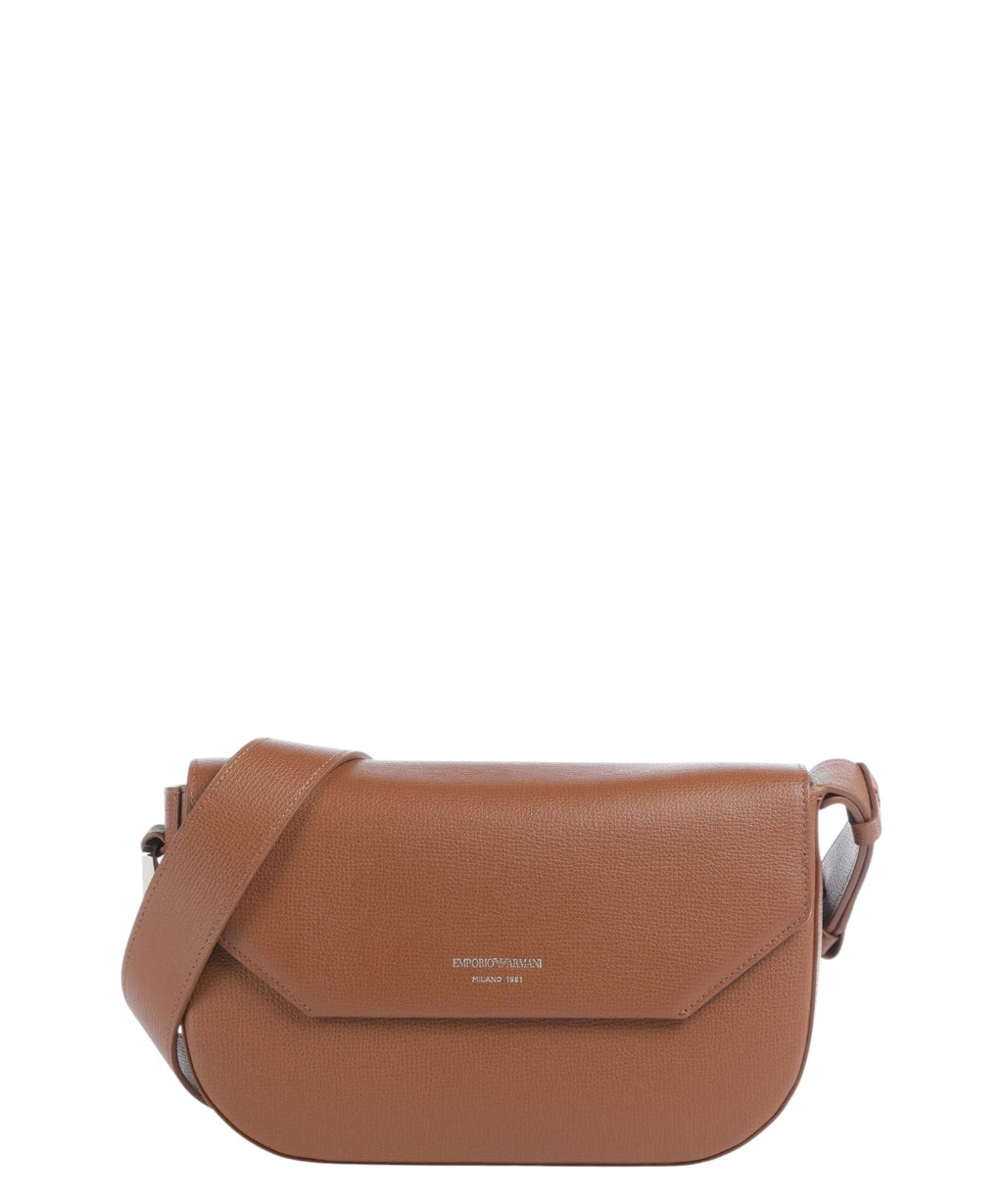 Borsa Emporio Armani 1981 Spalla in Pelle Granata