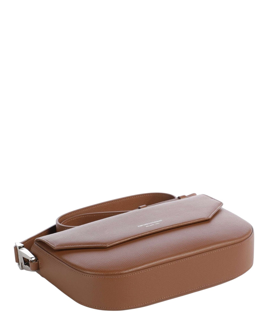 Borsa Emporio Armani 1981 Spalla in Pelle Granata