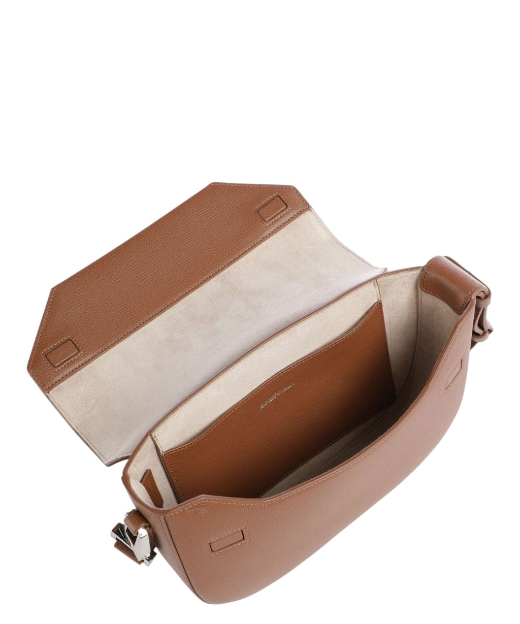 Borsa Emporio Armani 1981 Spalla in Pelle Granata