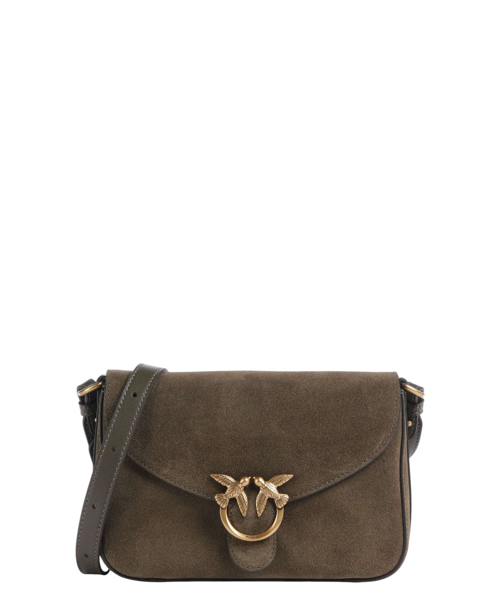 Dámská kabelka Pinko Mini Love Bag Satchel ze semiše