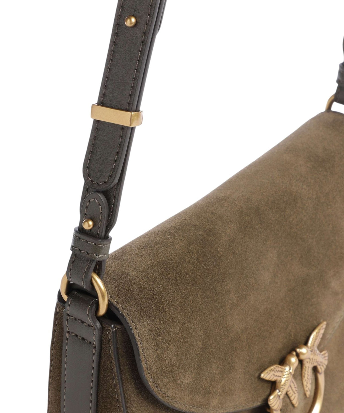 Dámská kabelka Pinko Mini Love Bag Satchel ze semiše
