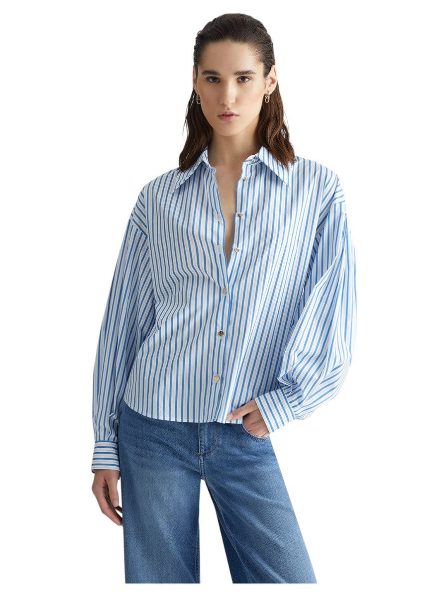 Camicia in Popeline a Righe-Liu-Jo-Camicie-Vittorio Citro Boutique