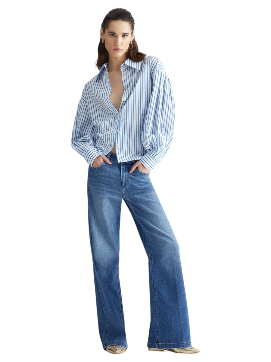 Camicia in Popeline a Righe-Liu-Jo-Camicie-Vittorio Citro Boutique