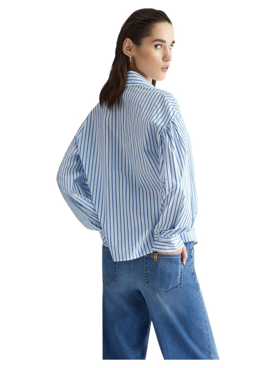 Camicia in Popeline a Righe-Liu-Jo-Camicie-Vittorio Citro Boutique