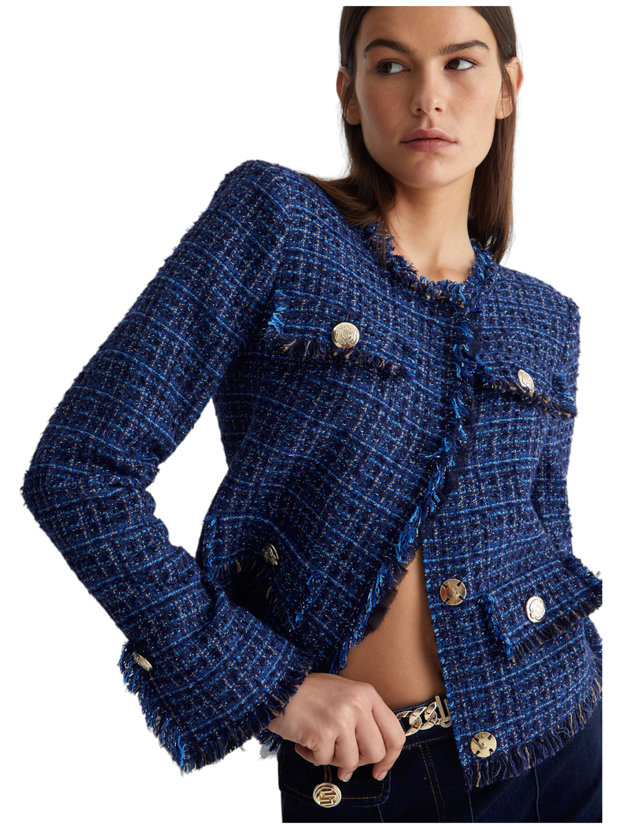 Giacca bouclé-Liu-Jo-Giacche-Vittorio Citro Boutique
