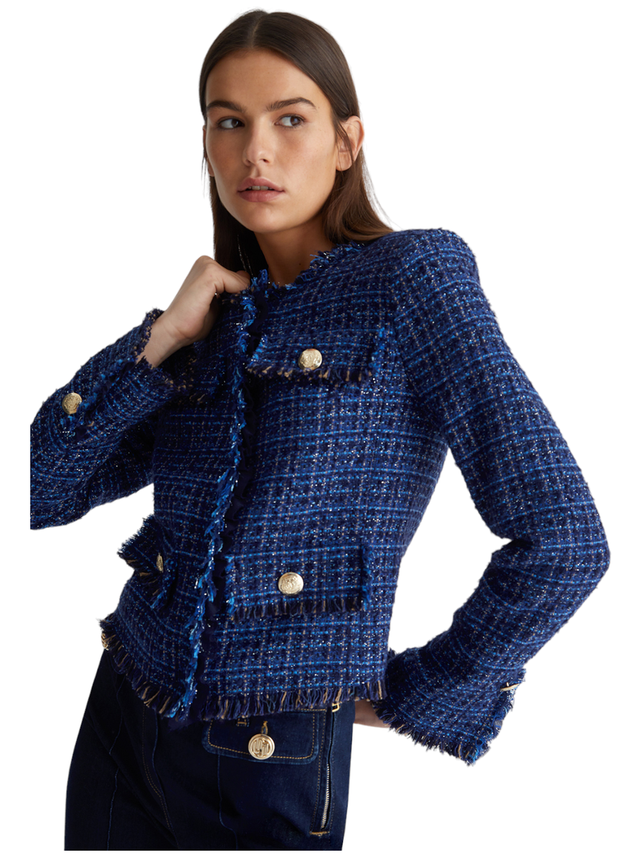 Giacca bouclé-Liu-Jo-Giacche-Vittorio Citro Boutique