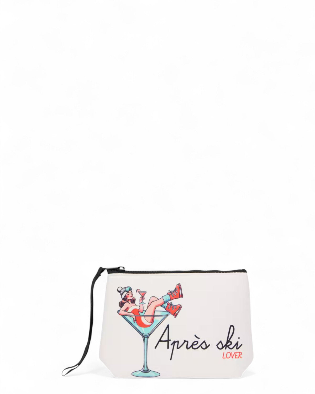 Pochette Aline con stampa logo e zip-Mc2 Saint Barth-Pochette-Vittorio Citro Boutique