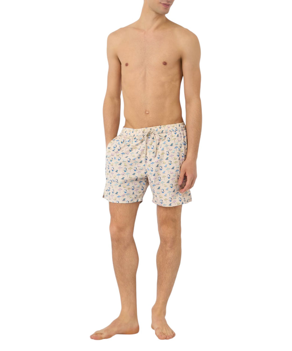 Boxer Mare Ultralight MC2 Saint Barth con Fantasia Snoopy