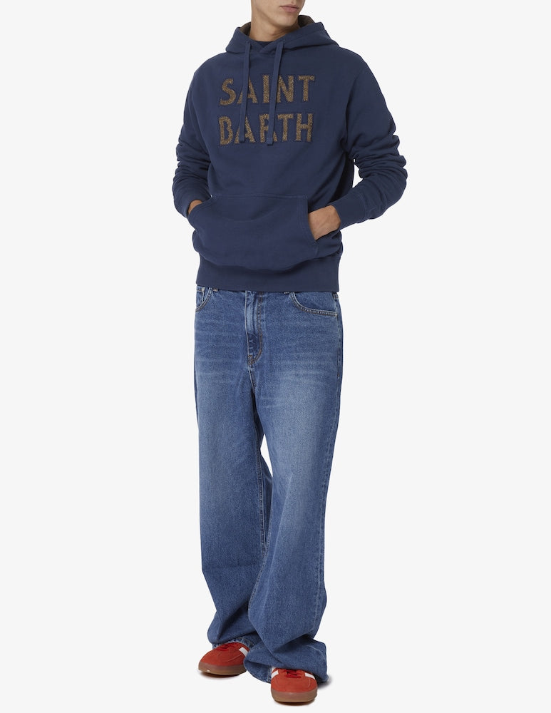 Felpa da uomo con patch Saint Barth-Mc2 Saint Barth-Felpe-Vittorio Citro Boutique