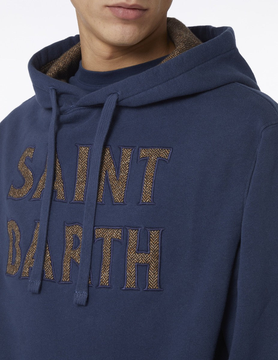 Felpa da uomo con patch Saint Barth-Mc2 Saint Barth-Felpe-Vittorio Citro Boutique