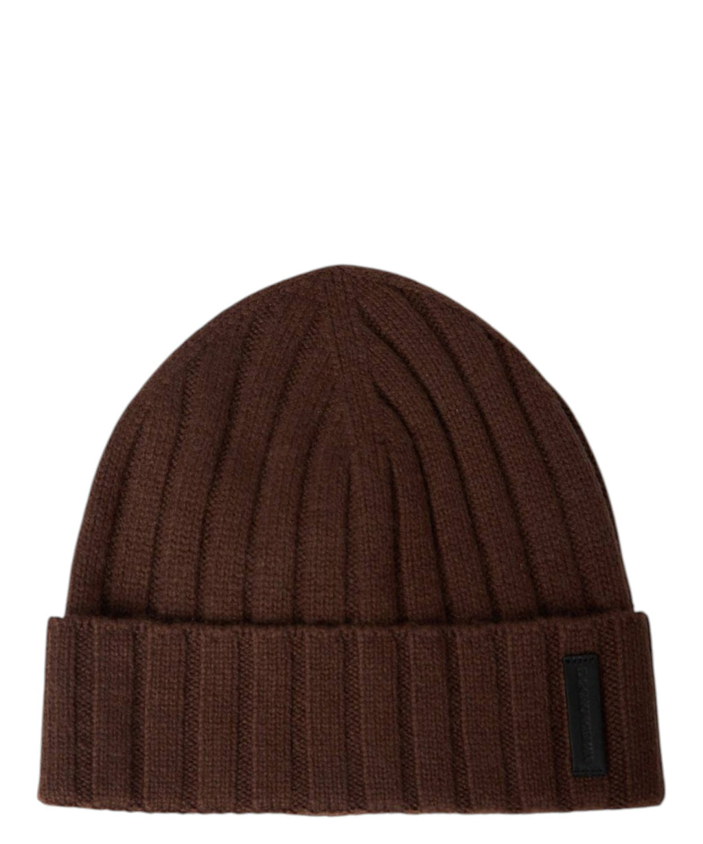 Berretto Beanie Uomo in Lana e Cashmere di Emporio Armani