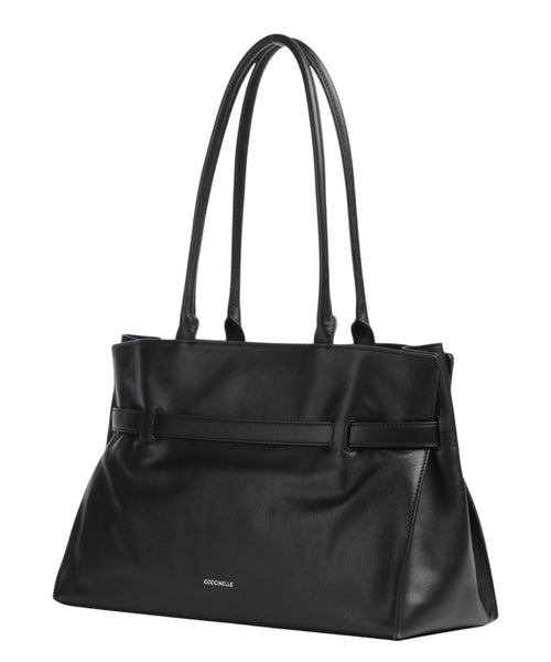 Coccinelle Sabine Soft mala shopper em pele granulada