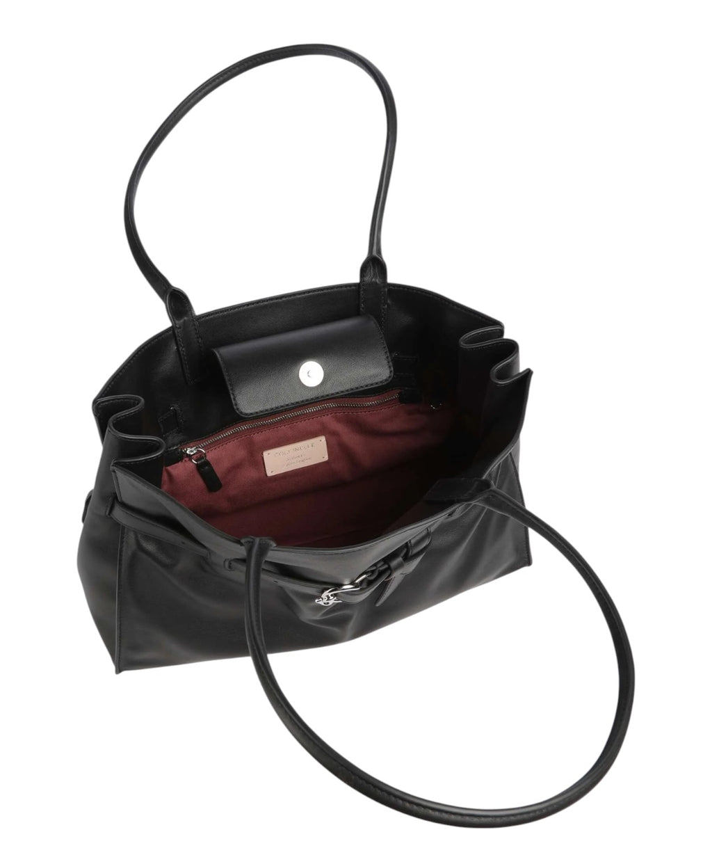 Coccinelle Sabine Soft shopper van generfd leer