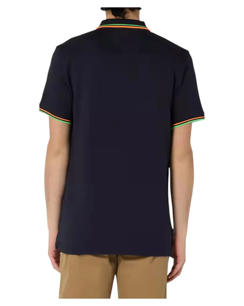 Polo in Piquet Stretch NEW SELANDINA STR 03 con Dettagli Fluo-Peuterey-Polo-Vittorio Citro Boutique