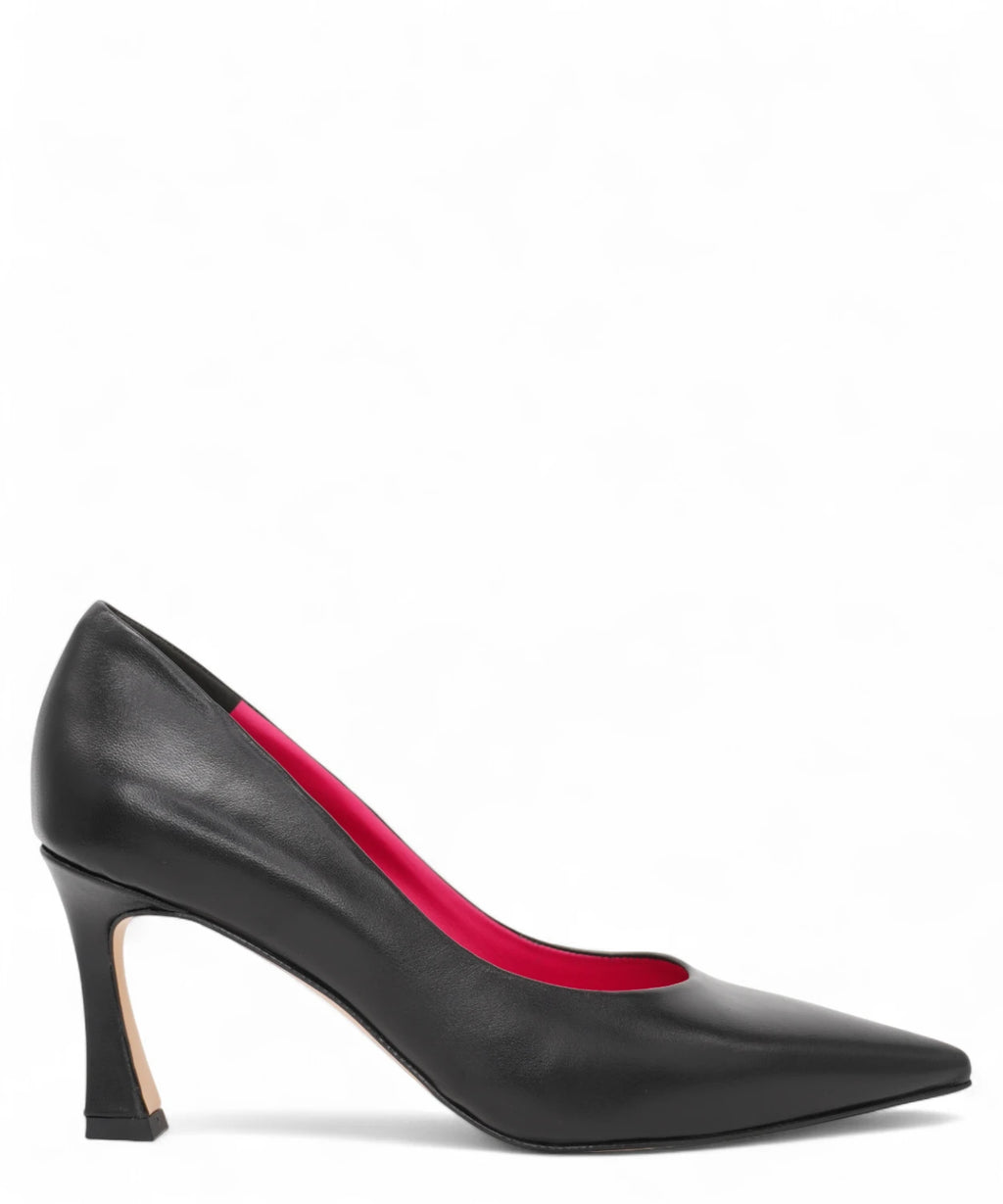 Décolleté Nero in Pelle-Vittoriocitro-Décolleté-Vittorio Citro Boutique