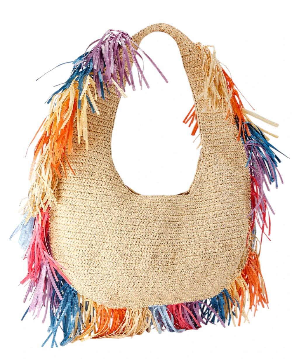 Borsa Kurt Geiger London con Frange Colorate