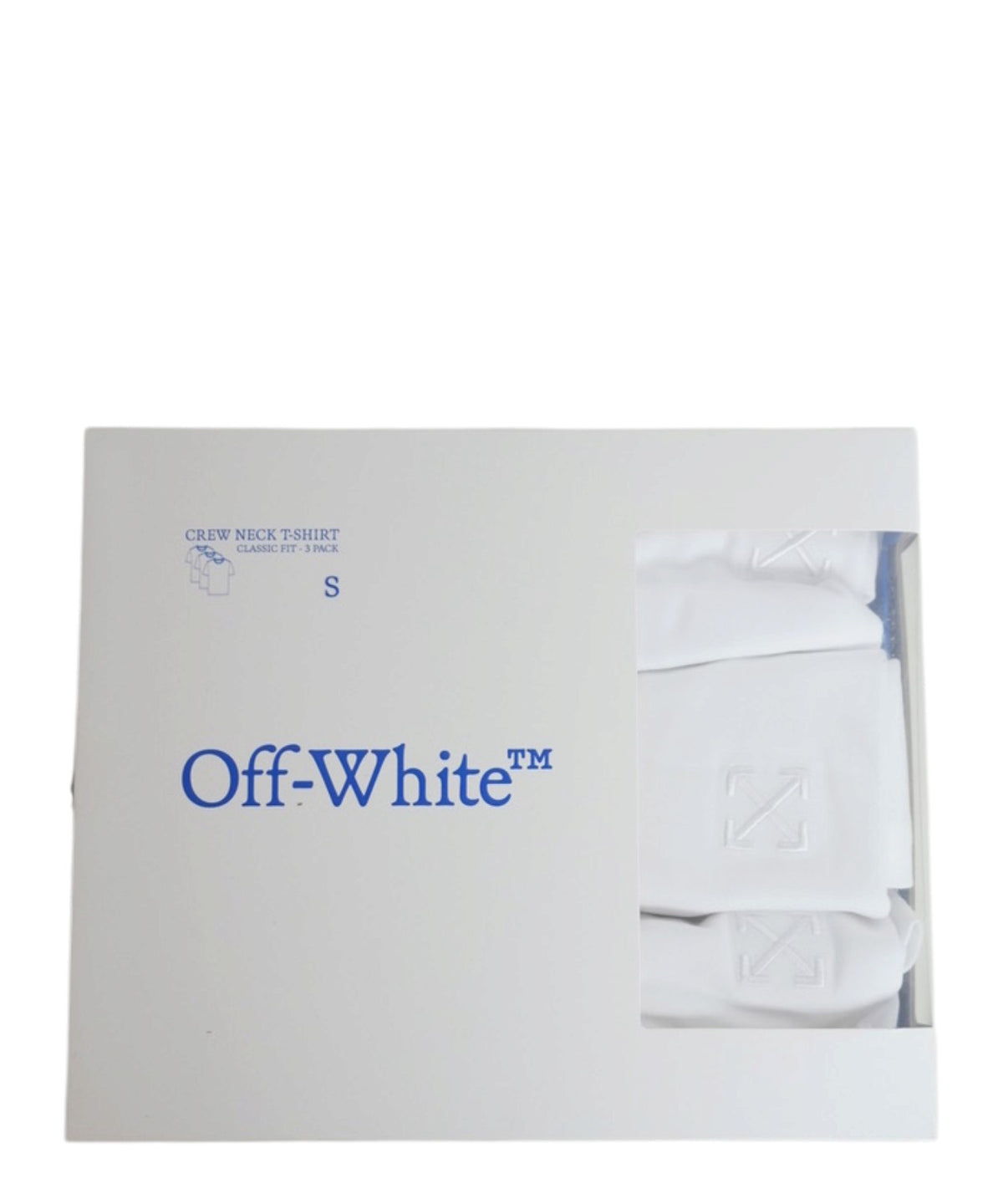 Off-White Arrows Chest Logo Classic Fit T-shirt girocollo 3 Pack
