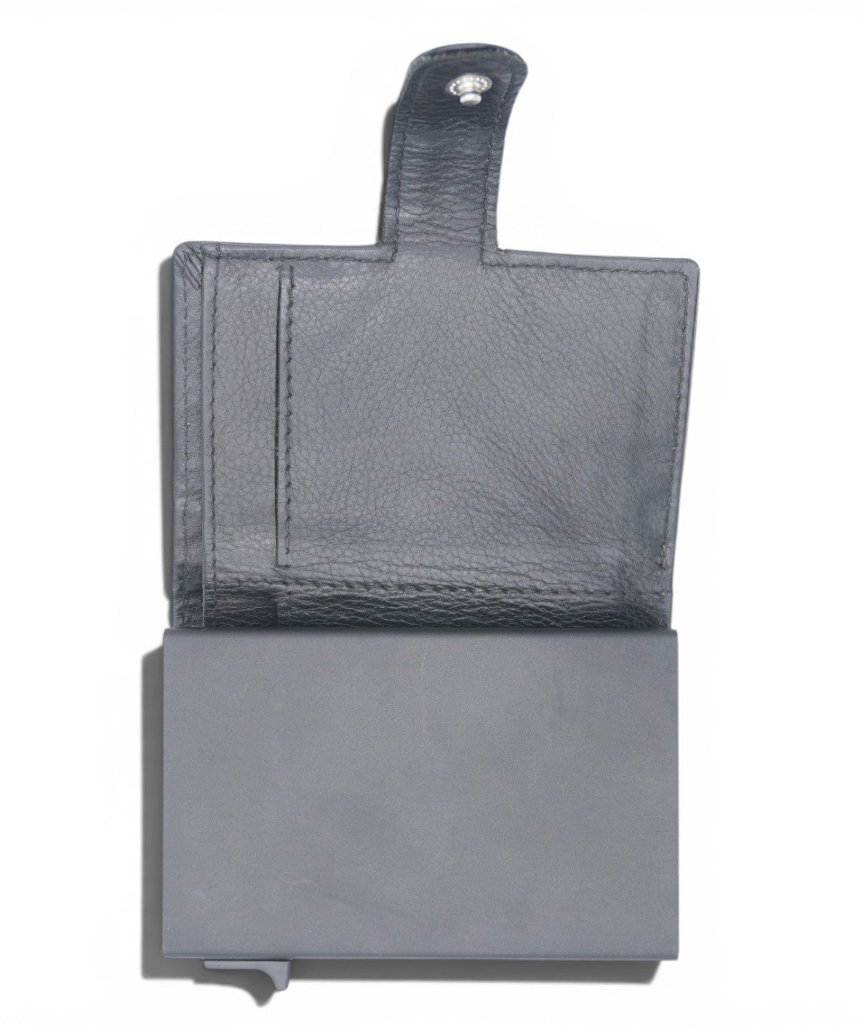 Portafoglio Uomo Pelle RFID Compatto con Zip e Slide
