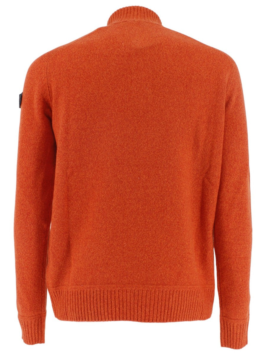 BRAILLE 01 MAGLIA A COLLO ALTO IN MISTO LANA MOULINÉ-Maglieria-Peuterey-Vittorio Citro Boutique