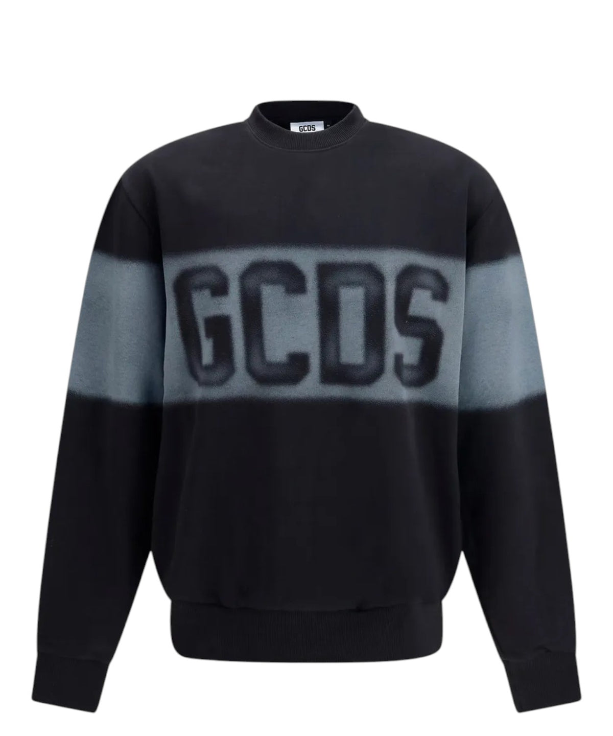 Sudadera GCDS de cuello redondo con logotipo efecto spray
