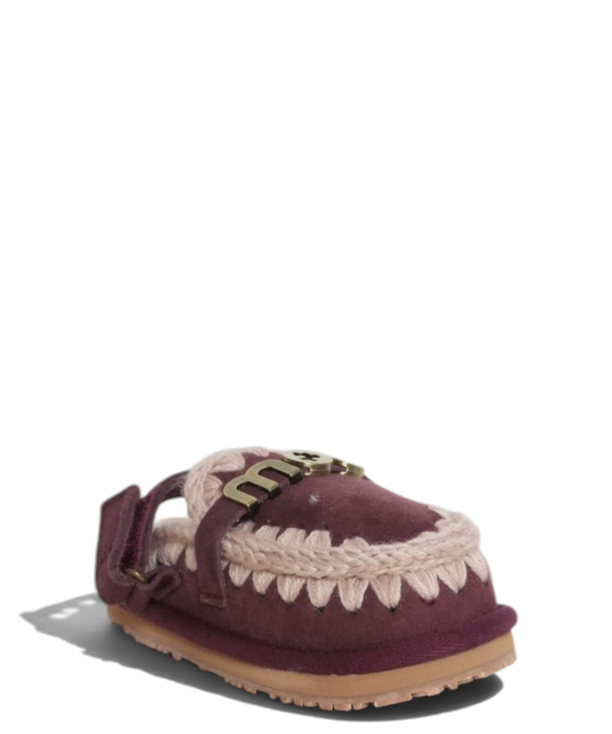 Pantofle pro děti Mou Eskimo Slipper Backstrap Kid z ovčí kožešiny