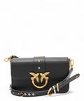 Mini Love Bag Slouchy in pelle con doppia tracolla-Pinko-Borse a spalla-Vittorio Citro Boutique