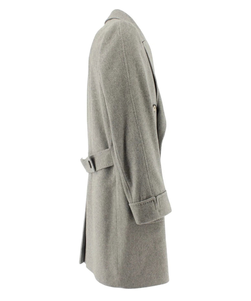 Cappotto Uomo GiCapri Doppiopetto con Tasche a Toppa-GI CAPRI-Cappotti-Vittorio Citro Boutique