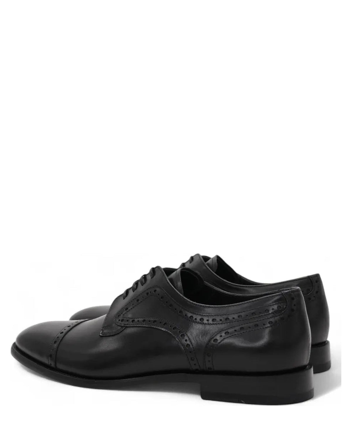 Scarpe Derby in Vitello Nero-Graziano Salvatelli-Stringate-Vittorio Citro Boutique