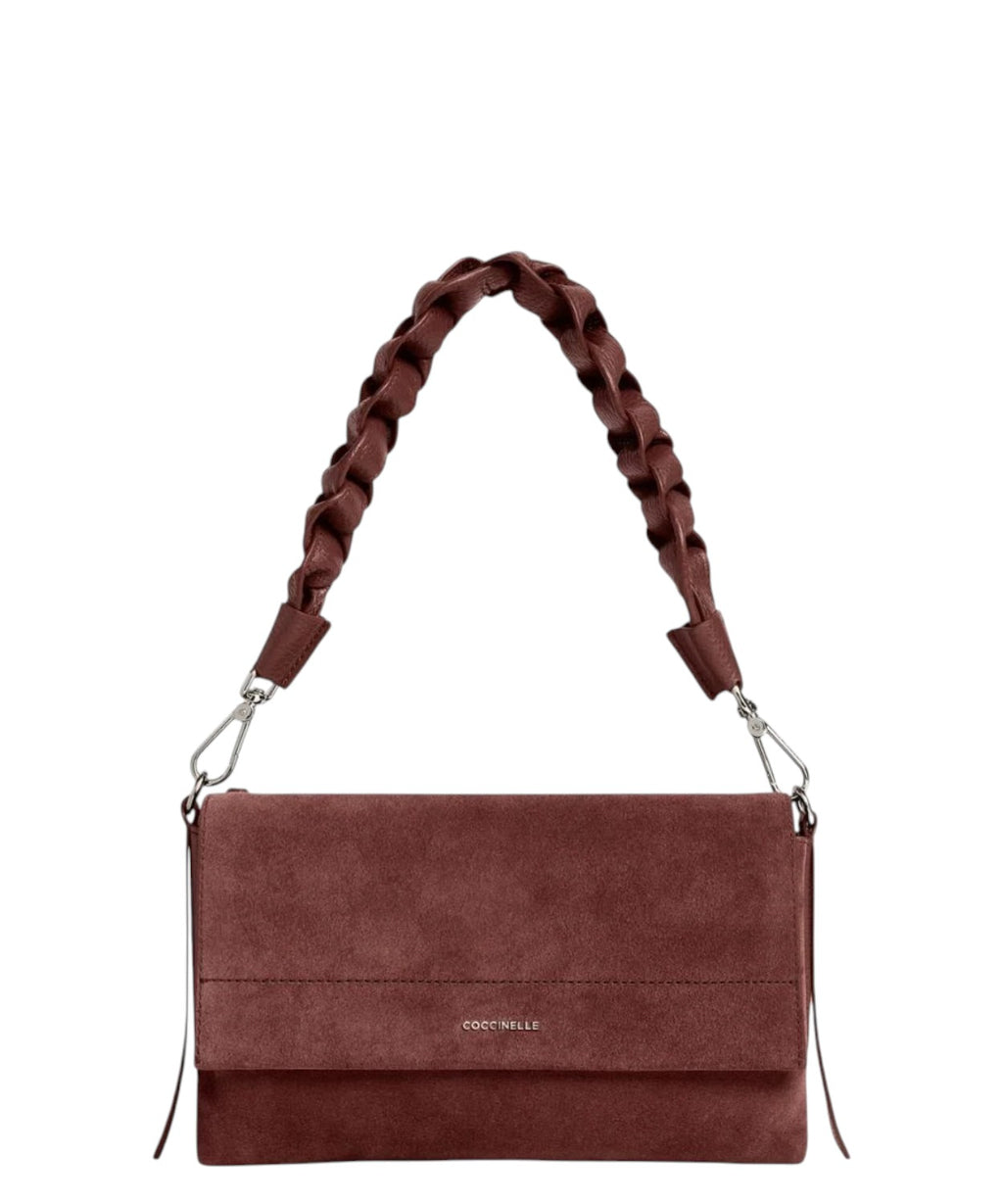 Coccinelle Boheme Small in camoscio e pelle con tracolla