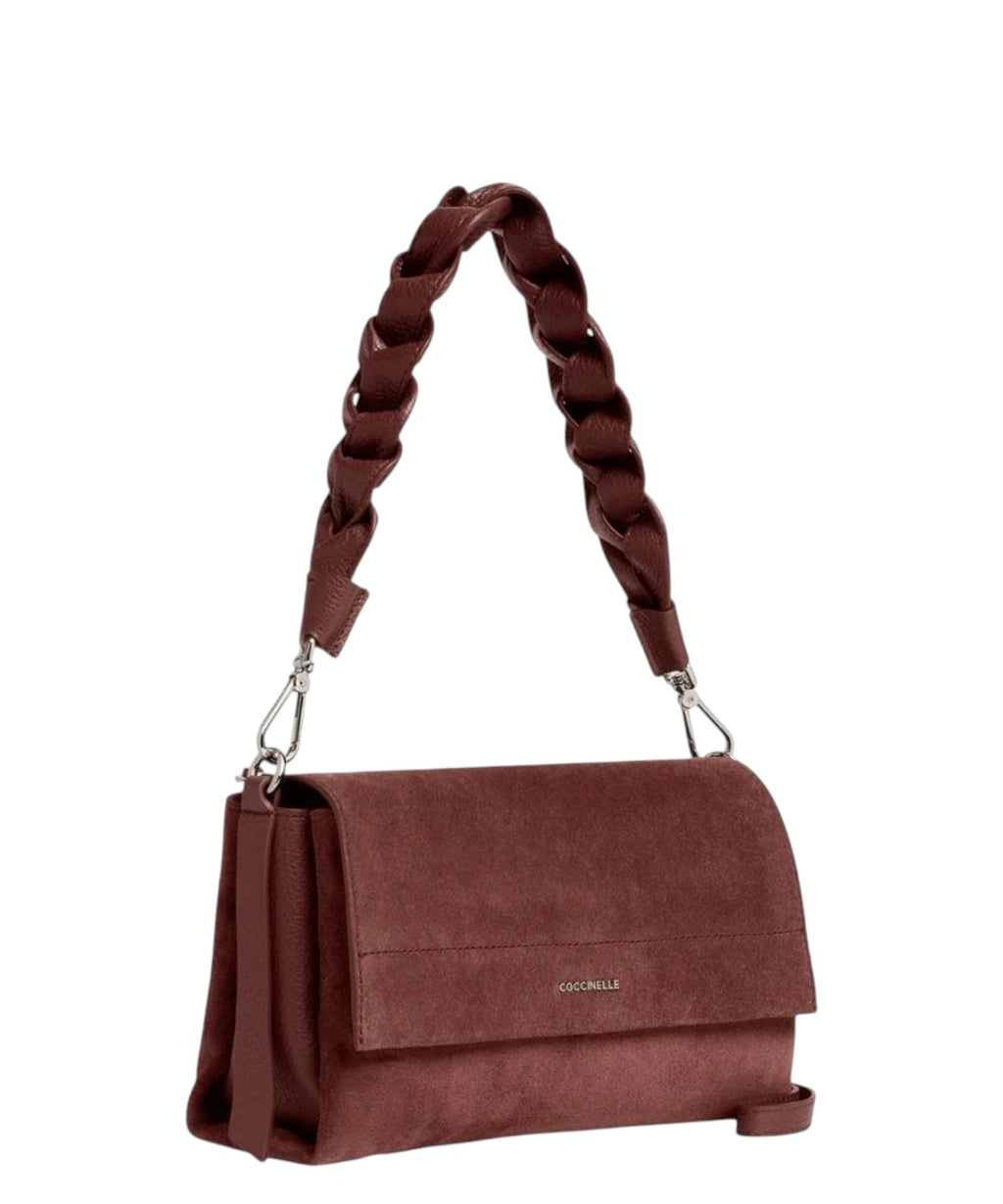 Coccinelle Boheme Small in camoscio e pelle con tracolla