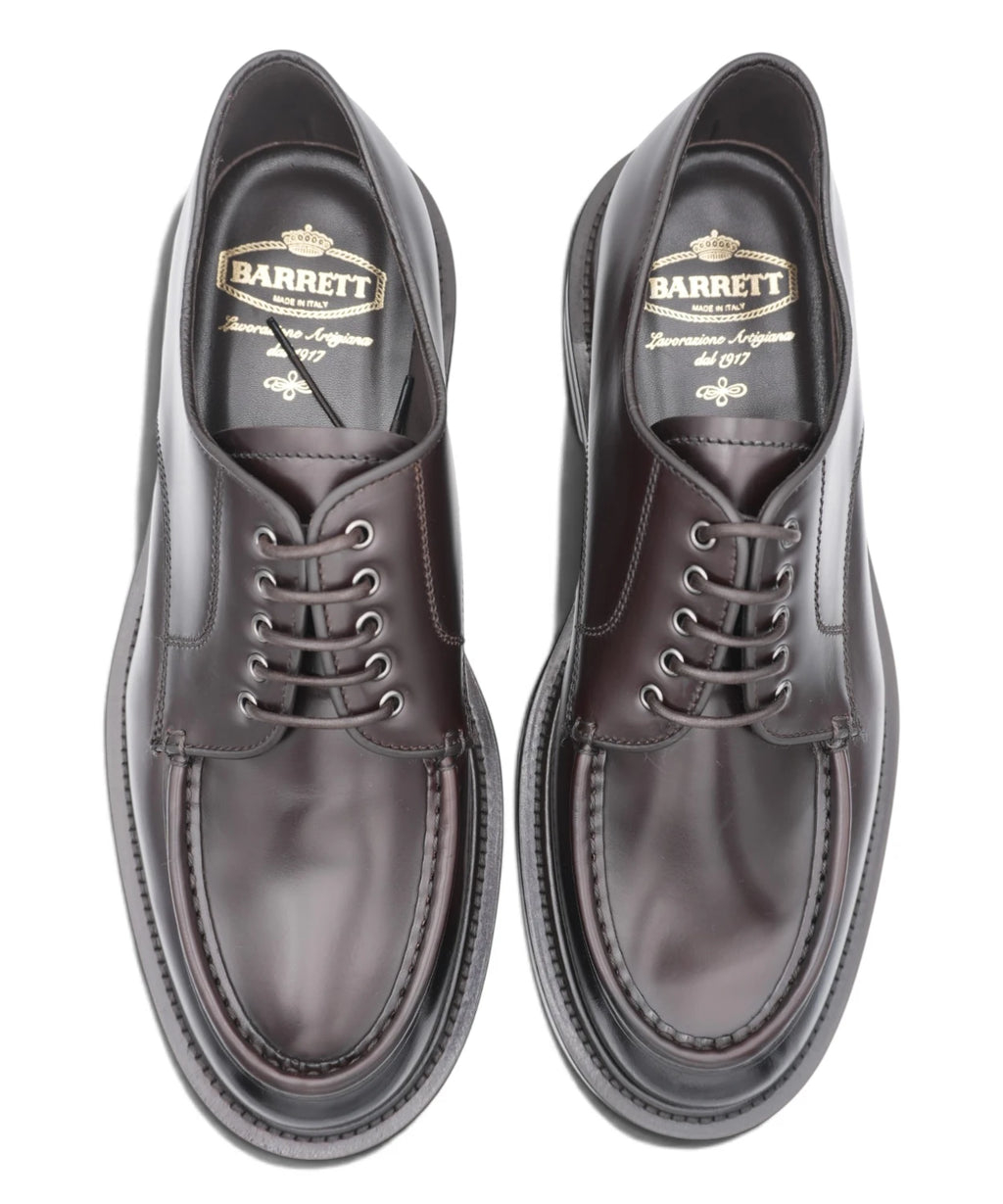 Stringata Uomo Barrett con Pelle Polished Ebano